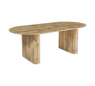 Τραπέζι Nembou pakoworld mdf σε oak απόχρωση 210x100x76εκ |  Τραπέζια στο espiti