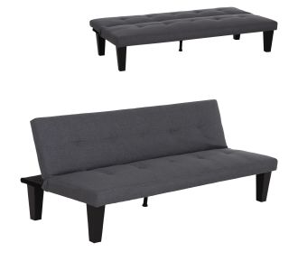 ΚΑΝΑΠΕΣ ΚΡΕΒΑΤΙ 2-ΘΕΣΙΟΣ KORO HM3304.01 ΓΚΡΙ PU ΔΕΡΜΑ 165x75x64Υεκ |  Καναπέδες γωνιακοί στο espiti