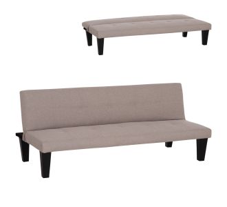 ΚΑΝΑΠΕΣ ΚΡΕΒΑΤΙ 2-ΘΕΣΙΟΣ KORO HM3304.04 ΜΠΕΖ PU ΔΕΡΜΑ 165x75x64Υεκ |  Καναπέδες γωνιακοί στο espiti