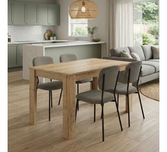 Σετ τραπεζαρία 5τμχ Darlen - Kevin Megapap χρώμα sapphire oak - λαδί 125x72x74εκ. |  Σετ τραπεζαρίες στο espiti