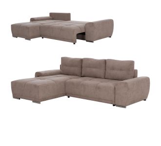 ΚΑΝΑΠΕΣ ΚΡΕΒΑΤΙ ΑΡΙΣΤΕΡΗ ΓΩΝΙΑ COMFYRA HM3336.03L ΜΠΕΖ ΥΦΑΣΜΑ 268x180x83Υεκ |  Καναπέδες γωνιακοί στο espiti