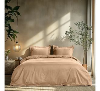 Beauty Home Σετ παπλωματοθήκη μονή Art 1700 Harmony 170x250 Μπεζ       |  Παπλωματοθήκες Μονές στο espiti