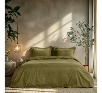 Beauty Home Σετ παπλωματοθήκη μονή Art 1700 Harmony 170x250 Λαδί       |  Παπλωματοθήκες Μονές στο espiti