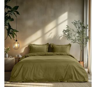 Beauty Home Σετ παπλωματοθήκη υπέρδιπλη Art 1700 Harmony 230x250 Λαδί       |  Παπλωματοθήκες Υπέρδιπλες στο espiti