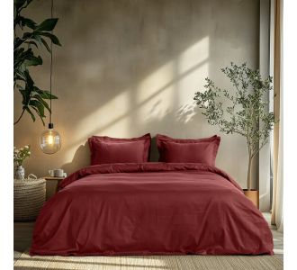 Beauty Home Σετ σεντόνια διπλά Art 1700 Harmony 200x270 Μπορντό       |  Μονόχρωμα Υπέρδιπλα στο espiti
