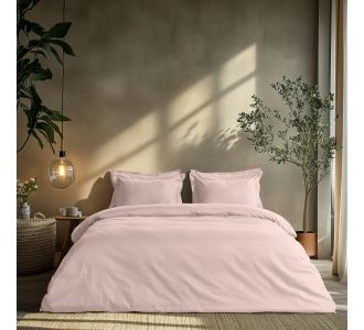 Beauty Home Σετ σεντόνια διπλά Art 1700 Harmony 200x270 Ροζ       |  Μονόχρωμα Υπέρδιπλα στο espiti
