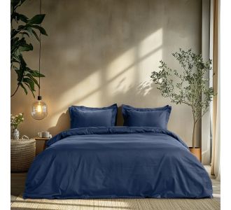 Beauty Home Σετ σεντόνια υπέρδιπλα με λάστιχο Art 1700 Harmony 170x200+30 Μπλε       |  Μονόχρωμα Υπέρδιπλα στο espiti
