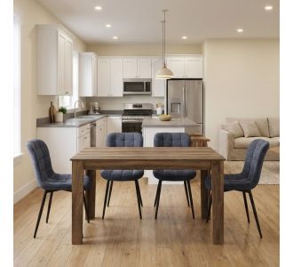 Σετ τραπεζαρία 5τμχ Darlen - Chiara Megapap χρώμα καρυδί - ανθρακί 125x72x74εκ. |  Σετ τραπεζαρίες στο espiti