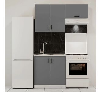 Κουζίνα Modest Σετ 3 Κουτιών Ανθρακί Άνω Κουτιά 140cm Κάτω 80cm AlphaB2B |  Σετ Κουζίνες στο espiti