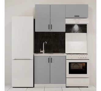 Κουζίνα Modest Σετ 3 Κουτιών Γκρι Άνω Κουτιά 140cm Κάτω 80cm AlphaB2B |  Σετ Κουζίνες στο espiti