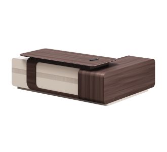 ΓΡΑΦΕΙΟ ΑΡΙΣΤΕΡΗ ΓΩΝΙΑ ΣΕΙΡΑ PRESIDENT HM2146L ΜΕΛΑΜΙΝΗ ΣΕ ΚΑΡΥΔΙ-ΜΠΕΖ 240x180x76Υεκ |  Γραφεία στο espiti