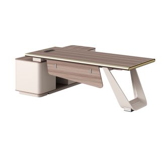 ΓΡΑΦΕΙΟ ΔΕΞΙΑ ΓΩΝΙΑ SUPERON HM2139R ΜΕΛΑΜΙΝΗ ΦΥΣΙΚΟ-ΜΠΕΖ--ΜΕΤΑΛ. ΠΟΔΙ 240x180x76Υ |  Γραφεία στο espiti