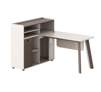 ΓΡΑΦΕΙΟ ΑΡΙΣΤΕΡΗ ΓΩΝΙΑ NEWLINE HM18275L ΜΕΛΑΜΙΝΗ ΕΚΡΟΥ-ΠΟΔΙΑ ΑΛΟΥΜΙΝΙΟΥ 160x120x105Υεκ |  Γραφεία στο espiti