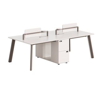 ΣΤΑΘΜΟΣ ΕΡΓΑΣΙΑΣ 4 ΘΕΣΕΩΝ NEWLINE HM18277 ΜΕΛΑΜΙΝΗ ΚΡΕΜ-ΠΟΔΙΑ ΑΛΟΥΜΙΝΙΟΥ 240x120x75Υ |  Γραφεία στο espiti