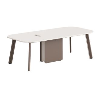 ΓΡΑΦΕΙΟ ΣΥΝΕΡΓΑΣΙΑΣ NEWLINE HM18278 ΜΕΛΑΜΙΝΗ ΚΡΕΜ-ΠΟΔΙΑ ΑΛΟΥΜΙΝΙΟΥ 240x110x75Υεκ |  Γραφεία στο espiti