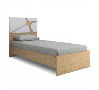 Κρεβάτι Bergamo Megapap χρώμα φυσικό οξιάς 100x200εκ. |  Παιδικά έπιπλα στο espiti