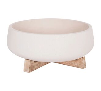 ΓΛΑΣΤΡΑ ΕΣ.ΧΩΡΟΥ FRELLO HM4674.02M ΛΕΥΚΟ FIBER CEMENT--TEAK ΒΑΣΗ 27x26,5x12Υεκ. |  Φυτά συνθετικά - Λουλούδια στο espiti