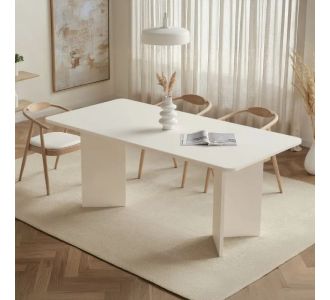Τραπέζι Linza Megapap χρώμα λευκό 180x90x75εκ. |  Τραπέζια στο espiti