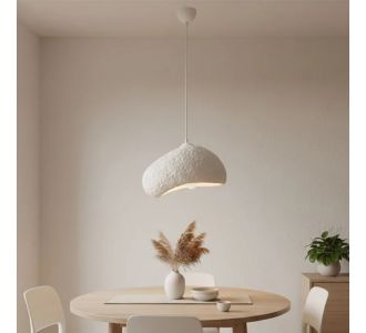 Φωτιστικό οροφής Loval Megapap E27 fiberglass μονόφωτο χρώμα λευκό 32x27x120εκ. |  Οροφής στο espiti