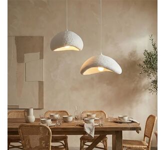 Φωτιστικό οροφής Luna Megapap E27 fiberglass δίφωτο χρώμα λευκό Ø70x115εκ. |  Οροφής στο espiti
