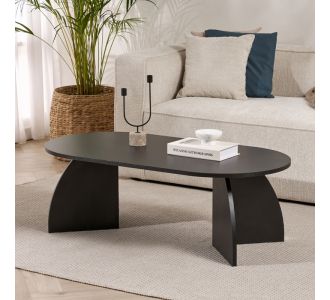 Τραπεζάκι σαλονιού Melina Megapap χρώμα black wood 120x60x40εκ. |  Τραπεζάκια σαλονιού στο espiti