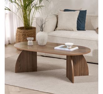 Τραπεζάκι σαλονιού Melina Megapap χρώμα καρυδί 120x60x40εκ. |  Τραπεζάκια σαλονιού στο espiti