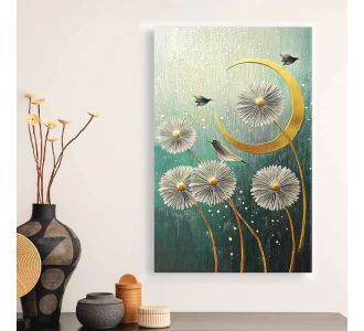 Πίνακας σε καμβά "Wildflowers" Megapap ψηφιακής εκτύπωσης 70x100x3εκ. |  Πίνακες στο espiti