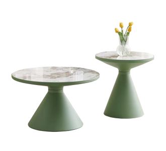 ΣΕΤ 2 ΤΡΑΠΕΖΙA ΣΑΛΟΝΙΟΥ LYNX HM18316.95 Β' ΔΙΑΛΟΓΗΣ-ΜΕΤΑΛΛΟ & SINTERED STONE TOP |  Τραπέζια στο espiti