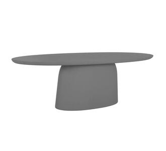 ΤΡΑΠΕΖΙ ΤΡΑΠΕΖΑΡΙΑΣ ΟΒΑΛ BRECCAN HM6578.01 ΓΚΡΙ FIBER CEMENT 160x100x75Υεκ |  Τραπέζια κήπου στο espiti