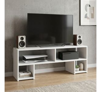 Έπιπλο τηλεόρασης Dabi Megapap χρώμα λευκό 120x30x40εκ. |  Έπιπλα τηλεόρασης στο espiti