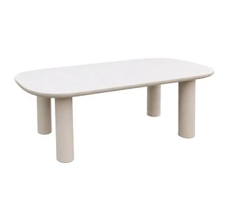 ΤΡΑΠΕΖΙ ΤΡΑΠΕΖΑΡΙΑΣ KIORA HM6597.02 ΜΠΕΖ FIBER CEMENT 200x100x75Υεκ |  Τραπέζια κήπου στο espiti