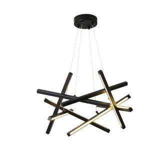 Φωτιστικό οροφής Luminis pakoworld led μέταλλο μαύρο 85x85x40εκ |  Οροφής στο espiti