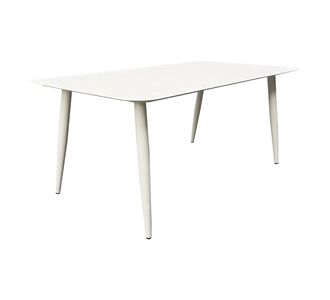Τραπέζι Vista pakoworld αλουμίνιο σε λευκη απόχρωση 150x80x72εκ |  Τραπέζια κήπου στο espiti