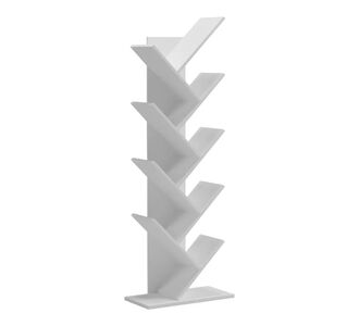 Βιβλιοθήκη Fyllo pakoworld λευκό 50x25x141.5εκ |  Βιβλιοθήκες στο espiti