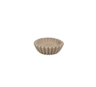 Beauty Home Μπολ κεραμικό Πλισέ – Taupe 15x15x4,5 cm       |  Διακοσμητκά στο espiti