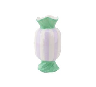 Beauty Home Βάζο “καραμέλα” – Μέντα/Λιλά 9,5×9,5x21cm       |  Βάζα στο espiti