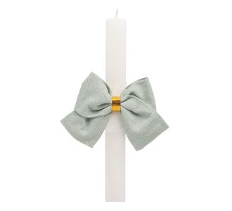 Beauty Home ΛΑΜΠΑΔΑ ΛΕΥΚΗ 33cm ΦΙΟΓΚΟΣ ΒΕΡΑΜΑΝ ΧΡΥΣΟ LUREX       |  Διακοσμητκά στο espiti