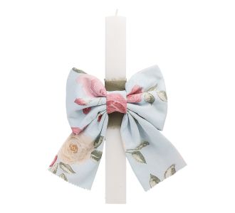 Beauty Home ΛΑΜΠΑΔΑ ΛΕΥΚΗ 33cm ΦΙΟΓΚΟΣ ΤΡΙΑΝΤΑΦΥΛΛΑ ΓΑΛΑΖΙΟ ΦΟΝΤΟ       |  Διακοσμητκά στο espiti