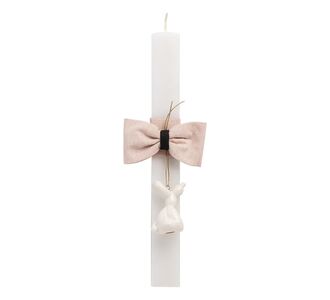 Beauty Home ΛΑΜΠΑΔΑ ΛΕΥΚΗ 33cm ΣΚΥΛΑΚΙ ΠΟΡΣΕΛΑΝΙΝΟ ΕΚΡΟΥ       |  Διακοσμητκά στο espiti