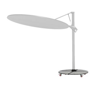 ΟΜΠΡΕΛΑ ΜΕ ΒΑΣΗ ΣΕΙΡΑ CANNOPY HM21285.02 ΑΛΟΥΜΙΝΙΟ & ΓΡΑΝΙΤΗΣ-ΛΕΥΚΟ ΧΡΩΜΑ Φ2,2μ |  Ομπρέλες κήπου στο espiti