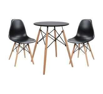 ΣΕΤ ΤΡΑΠΕΖΑΡΙΑΣ 3ΤΜΧ TWIST HM21371 ΣΤΡΟΓΓΥΛΟ ΤΡΑΠΕΖΙ Φ60 & 2 ΚΑΡΕΚΛΕΣ ΣΕ ΜΑΥΡΟ |  Σετ τραπεζαρίες στο espiti