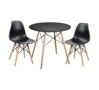 ΣΕΤ ΤΡΑΠΕΖΑΡΙΑΣ 3ΤΜΧ TWIST HM21373 ΣΤΡΟΓΓΥΛΟ ΤΡΑΠΕΖΙ Φ80 & 2 ΚΑΡΕΚΛΕΣ ΣΕ ΜΑΥΡΟ |  Σετ τραπεζαρίες στο espiti
