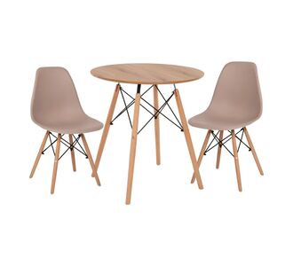 ΣΕΤ ΤΡΑΠΕΖΑΡΙΑΣ 3ΤΜΧ TWIST HM21374 ΣΤΡΟΓΓΥΛΟ ΤΡΑΠΕΖΙ Φ80 & 2 ΚΑΡΕΚΛΕΣ ΣΕ ΚΑΠΟΥΤΣΙΝΟ |  Σετ τραπεζαρίες στο espiti