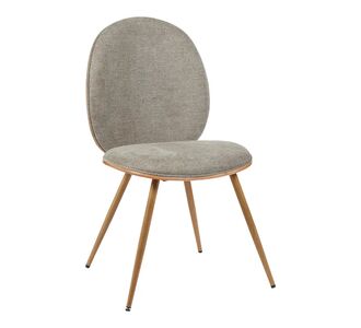 Καρέκλα Nerezy pakoworld σκελετός plywood με μπεζ-καφέ ύφασμα 57.5x48x88εκ |  Καρέκλες στο espiti