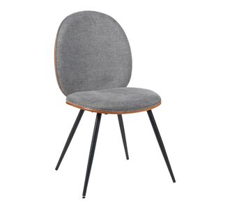 Καρέκλα Nerezy pakoworld σκελετός plywood με γκρι ύφασμα 57.5x48x88εκ |  Καρέκλες στο espiti