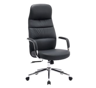 ΚΑΡΕΚΛΑ ΓΡΑΦΕΙΟΥ TEETER HM18355.01 ΜΑΥΡΟ PU ΔΕΡΜΑ--ΒΑΣΗ ΧΡΩΜΙΟΥ 67x66x121Υεκ |  Καρέκλες γραφείου στο espiti