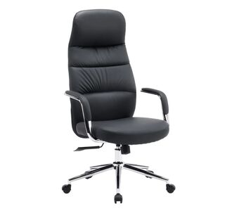 ΚΑΡΕΚΛΑ ΓΡΑΦΕΙΟΥ TEETER HM18355.01 ΜΑΥΡΟ PU ΔΕΡΜΑ--ΒΑΣΗ ΧΡΩΜΙΟΥ 67x66x121Υεκ |  Καρέκλες γραφείου στο espiti