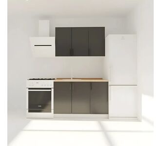 Κουζίνα Modest Σετ 4 Κουτιών Ανθρακί Άνω Κουτιά 120cm Κάτω 120cm AlphaB2B |  Σετ Κουζίνες στο espiti