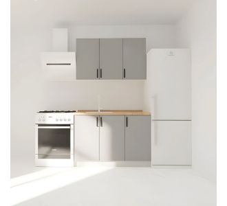 Κουζίνα Modest Σετ 4 Κουτιών Γκρι Άνω Κουτιά 120cm Κάτω 120cm AlphaB2B |  Σετ Κουζίνες στο espiti