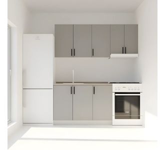 Κουζίνα Modest Σετ 5 Κουτιών Γκρι Άνω Κουτιά 170cm Κάτω 110cm AlphaB2B |  Σετ Κουζίνες στο espiti